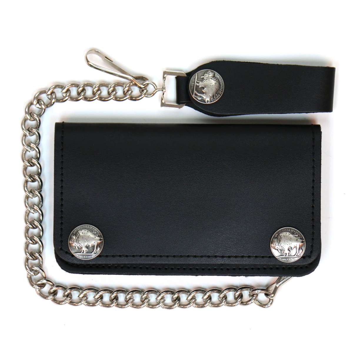 wla2001-a01_20_1200x1200_db1fb9d2-943a-4cd1-afef-83f306196219.jpg Hot Leathers Buffalo Nickel Snap Bi-Fold Wallet WLA2001 - Image 1