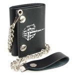 Hot Leathers Skeleton Finger Trifold Wallet WLB1022 - Image 2