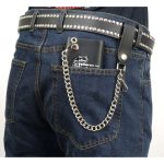 Hot Leathers Skeleton Finger Trifold Wallet WLB1022 - Image 3