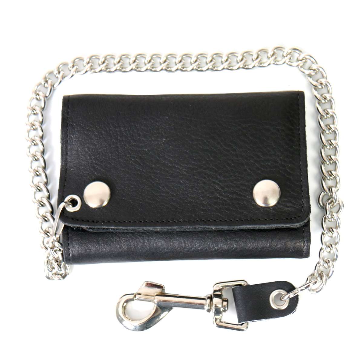 wlb2007-a01.jpg Hot Leathers Extra Wide Wallet w/Lobster Claw Clip - Image 1