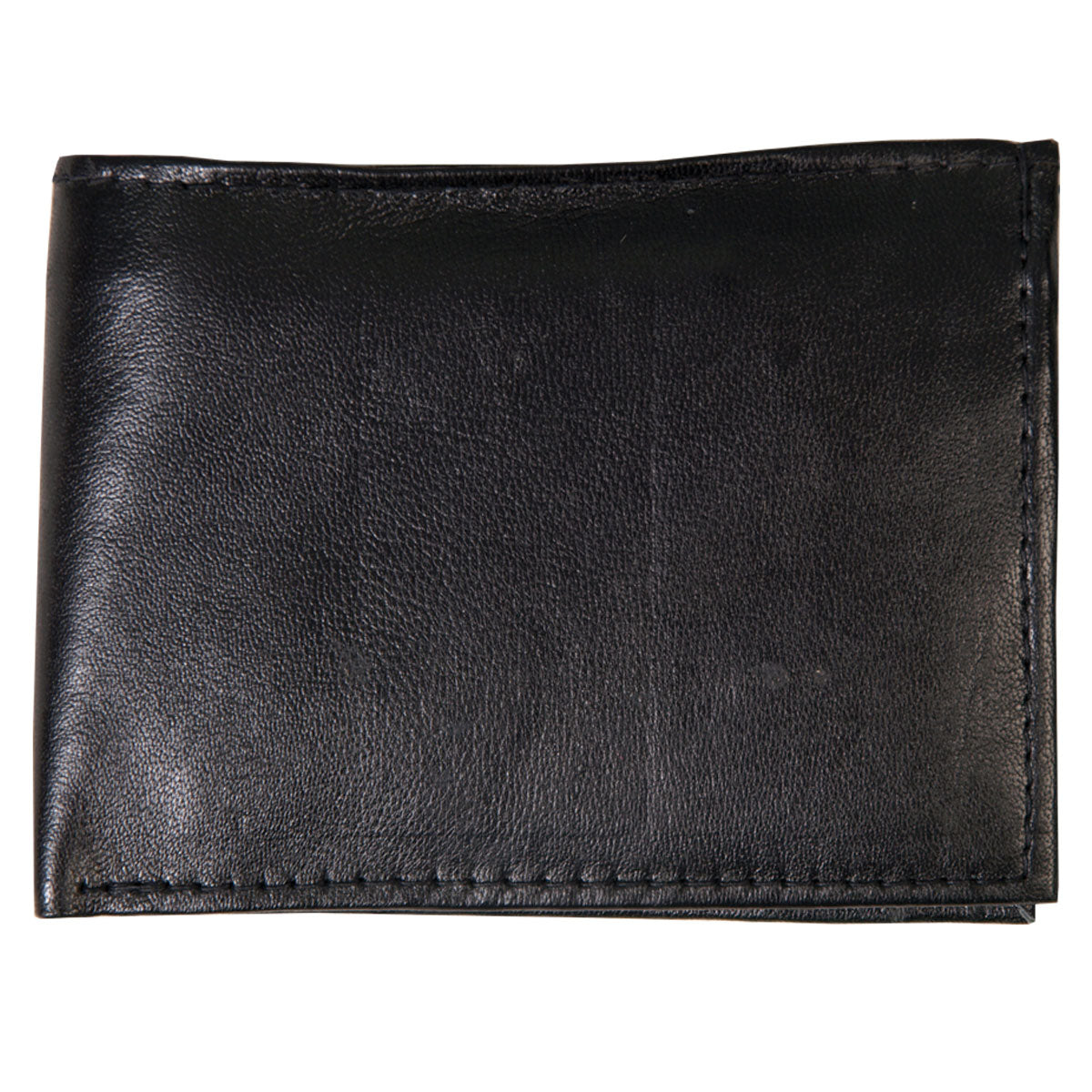 wld1001-a01.jpg Hot Leathers WLD1001 Black Leather Bi-Fold Wallet - Image 1