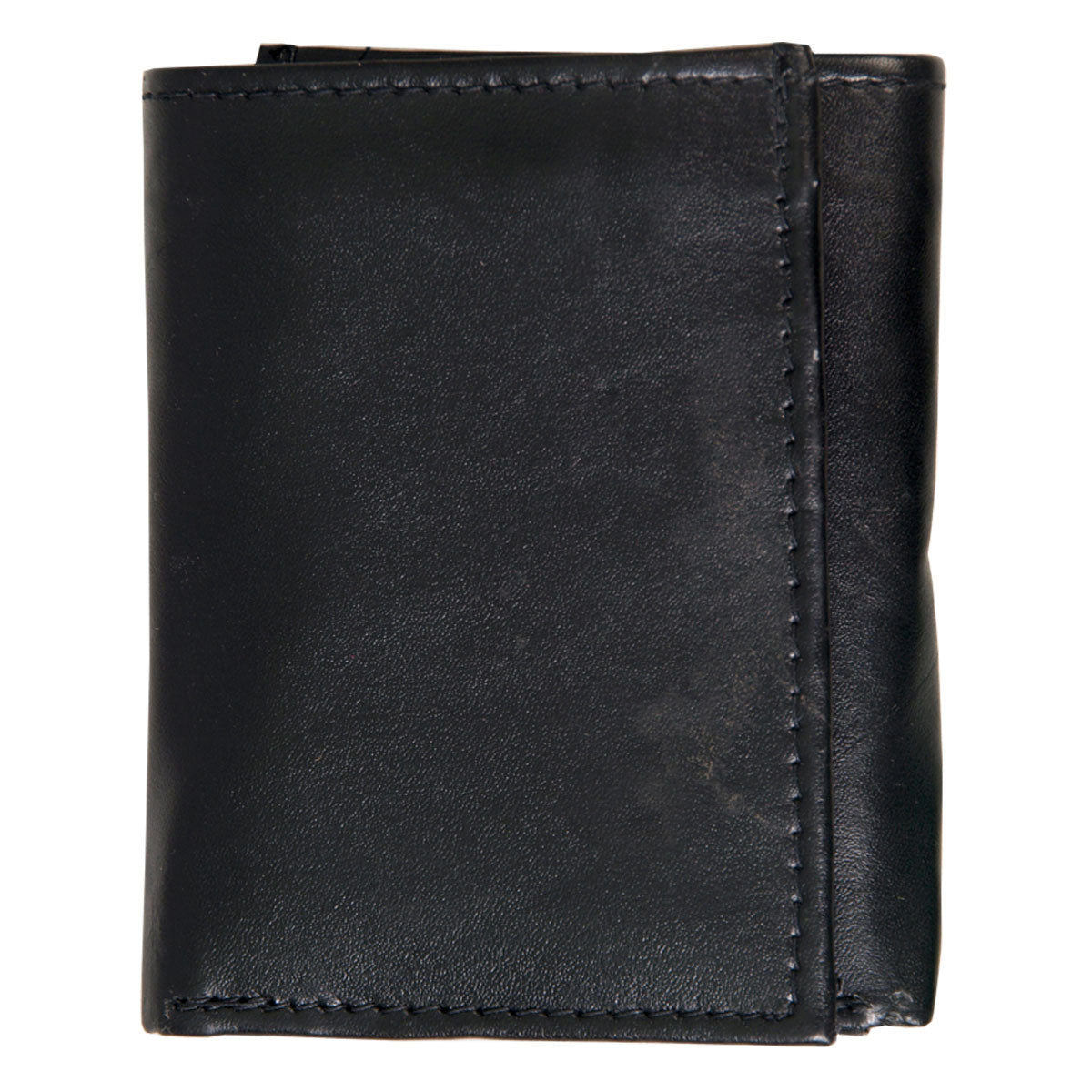 wld1011-a01.jpg Hot Leathers WLD1011 Black Leather Tri-Fold Wallet - Image 1