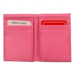 Hot Leathers Pink Credit Card Holding Wallet WLD1022 - Image 2