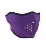 ZanHeadgear WNFM082H Half Mask Neoprene Reversible Sugar Skull To Purple - Image 2