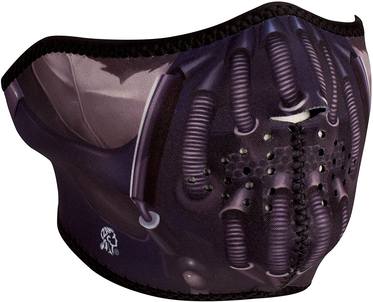 wnfm097h-1.jpg Zan Headgear WNFM097H Half Mask Neoprene Pain Design - Image 1