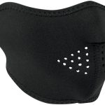 ZanHeadgear WNFM114H Neoprene Half Mask Solid Black