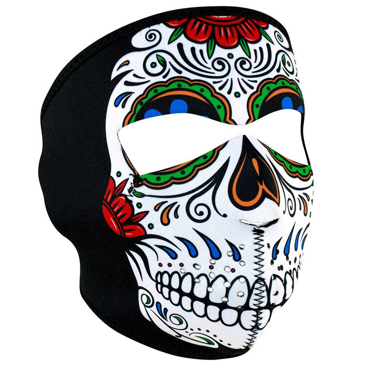 wnfm413.media_.zan_.01.jpg ZanHeadgear WNFM413 Full Mask Neoprene Muerte Skull - Image 1