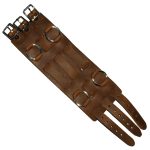 Hot Leathers WTB1002 2.5″ 3-Strap Brown Leather Watchband