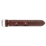 Hot Leathers 1.5 ” Brown with Contrast Stitch Watch Band WTB1022