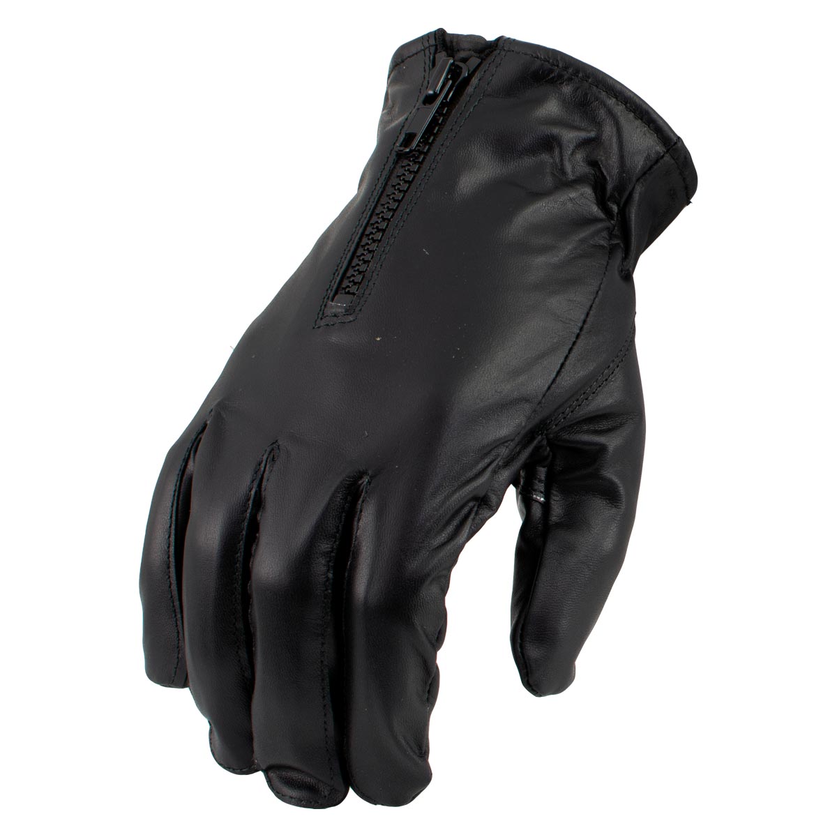 xg2055-main.jpg Men’s XG2055 Black Winter Biker Leather Motorcycle Riding Gloves - Image 1